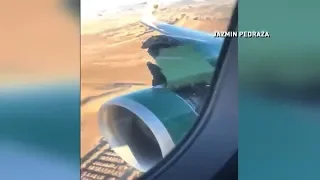 Engine cover comes off Frontier flight from Vegas to Tampa