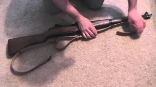 M1 Garand reproduction sling product review and installation.wmv