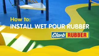 How to: Install Wet Pour Rubber with Clark Rubber