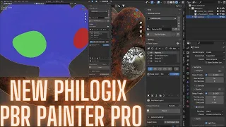 *NEW* Blender 3.6 using Philogix PBR Painter Pro