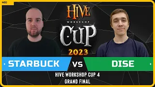 WC3 - [HU] Starbuck vs Dise [NE] - GRAND FINAL - Hive Workshop Cup 4