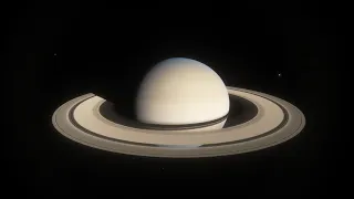 Saturn making a complete orbit around the Sun (29.4 years in 30 seconds)