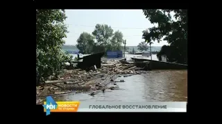 Укрепление берегов рек после наводнения началось в регионе