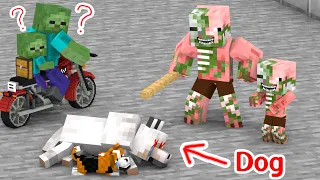 Monster School : Saving The Dog, Please! - Sad Story - Minecraft Animation