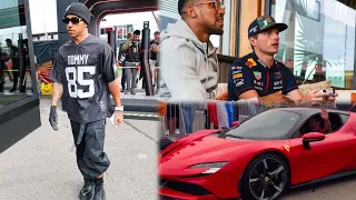 Lewis Hamilton arrives in all black | Verstappen plays PS5  with Anthony Joshua | BTS of #DutchGP