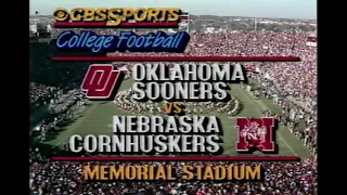 1987 #2 Oklahoma @ #1 Nebraska No Huddle