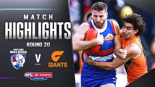 Western Bulldogs v GWS Giants Highlights | Round 20, 2023 | AFL