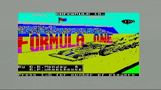 ZX Spectrum Vega Games - Formula One