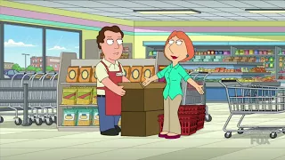 Lois has a break down at the grocery shop