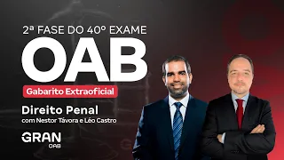 2ª Fase 40º Exame OAB - Gabarito Extraoficial de Direito Penal