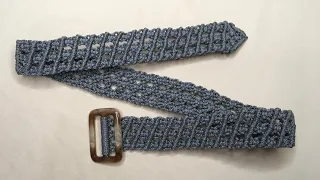 How to make a stunning macrame belt