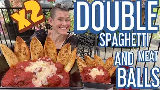 RUCCI’S 5 LB X 2! SPAGHETTI AND MEATBALLS CHALLENGE | BALLS FOR DAYS | WOMAN VS FOOD