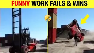 ABSOLUTE IDIOTS AT WORK #2  FUNNY WORK FAILS & WINS