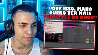 KANT REAGE A Dudu faz música com 8 minutos de freestyle | Ambiente de Kant