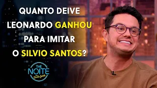 Deive Leonardo revela o valor do cachê que ganhou para imitar o Silvio Santos | The Noite (02/06/23)