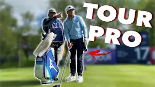 Playing With A TOUR PRO - He Tells His Golfing Secrets