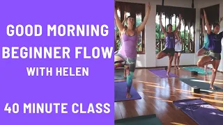 40 Minute Yoga Class - Good Morning Flow Beginner Friendly Vinyasa