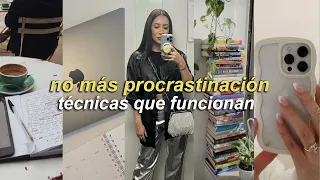 ¡Deja de procrastinar! 🤯 Técnicas que FUNCIONAN DE VERDAD | Nancy Loaiza
