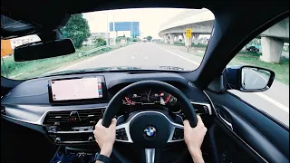 2021 BMW 520d M Sport LCI - POV Test Drive