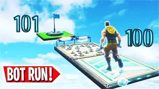 The 101 Level Default Deathrun for *BOTS*... (Fortnite Creative)