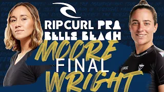 Carissa Moore vs Tyler Wright FINAL! | Rip Curl Pro Bells Beach - Heat Replay