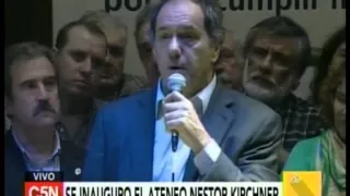 C5N - POLITICA: SE INAUGURO EL ATENEO NESTOR KIRCHNER EN SANTA CRUZ