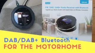 DAB And Bluetooth For The Motorhome | August DR245 FM / DAB / DAB+ Radio Receiver With Bluetooth
