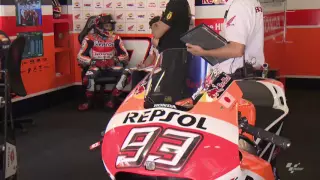 Marquez & Pedrosa on the #CatalanGP