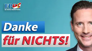 Volker Reifenberger (FPÖ): Danke für NICHTS!