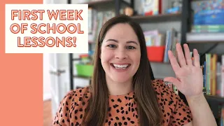 First Week of School Activities in Kindergarten, First, and Second Grade // first week lessons!