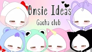 Gacha Club Onsie/Hoodie ideas!//Gacha Club Hacks//Original-ish//tysm for 50k+ views