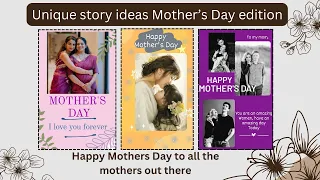 Creative Instagram Story Ideas (Mother's Day Edition) | IG story Ideas for Mother's Day ✨