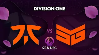 Fnatic vs SMG Game 1 - DPC SEA Div 1: Tour 2 w/ Ares & johnxfire
