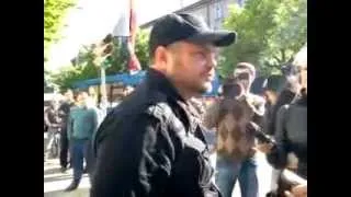 Пикет «Сбербанка России» в Кременчуге 06.05.2014