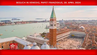 Besuch in Venedig, Papst Franziskus, 28. April 2024