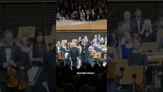 Yo-Yo Ma doing the heart shape at the NY Philharmonic Opening Gala ❤️