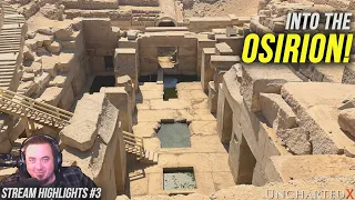 Entering the Megalithic Osirion! UnchartedX Stream Highlights #3 #ancient #megalithic #egypt