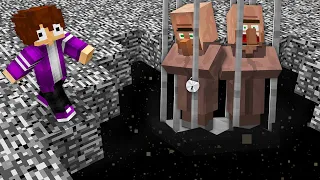 КТО ЗАКРЫЛ ЖИТЕЛЕЙ НАД ПУСТОТОЙ В МАЙНКРАФТ 100% троллинг ловушка minecraft