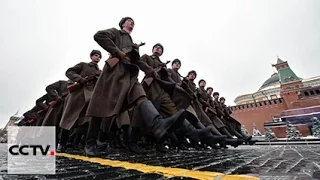 В Москве прошел торжественный марш, посвященный 75-й годовщине военного парада 1941 года