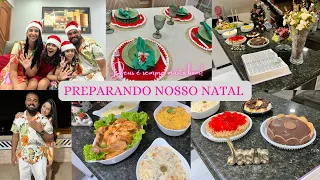 Vlog: Nosso Natal| Preparei a Ceia| Montei uma mesa linda| O marido ajudou| Missão Virtuosa