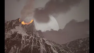 Realistic animation Volcano (Unreal Engine 5.1)