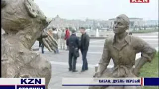 Алексей Воробьев на съемках в Казани