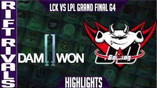 DWG vs JDG Highlights Game 4 | Rift Rivals 2019 Final Bo5 LCK vs LPL | Damwon Gaming vs JD Gaming