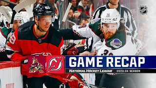 Coyotes @ Devils 10/13 | NHL Highlights 2023