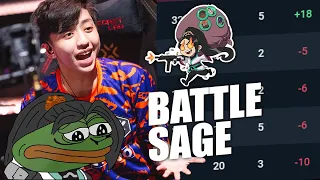 The Life of a BATTLE SAGE in Radiant Lobby !! | PRX F0RSAKEN