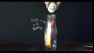 تجارب  إدخال البيض في القارورة بدون لمسها  -كيفية ادخال البيضة في الزجاج