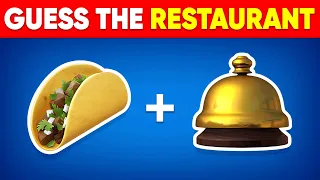 Guess the Fast Food Restaurant by Emoji? 🍔 Emoji Quiz