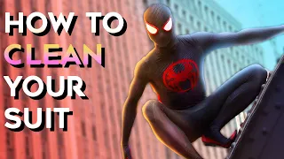 HOW TO CLEAN YOUR SPIDER MAN SUIT