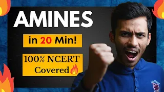 Amines Fast ONE SHOT🔥| 20 Min Full Revision! | NCERT Line by Line | Class 12 | NEET | JEE