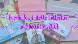 Eyeshadow Palette Collection and Declutter | 2023